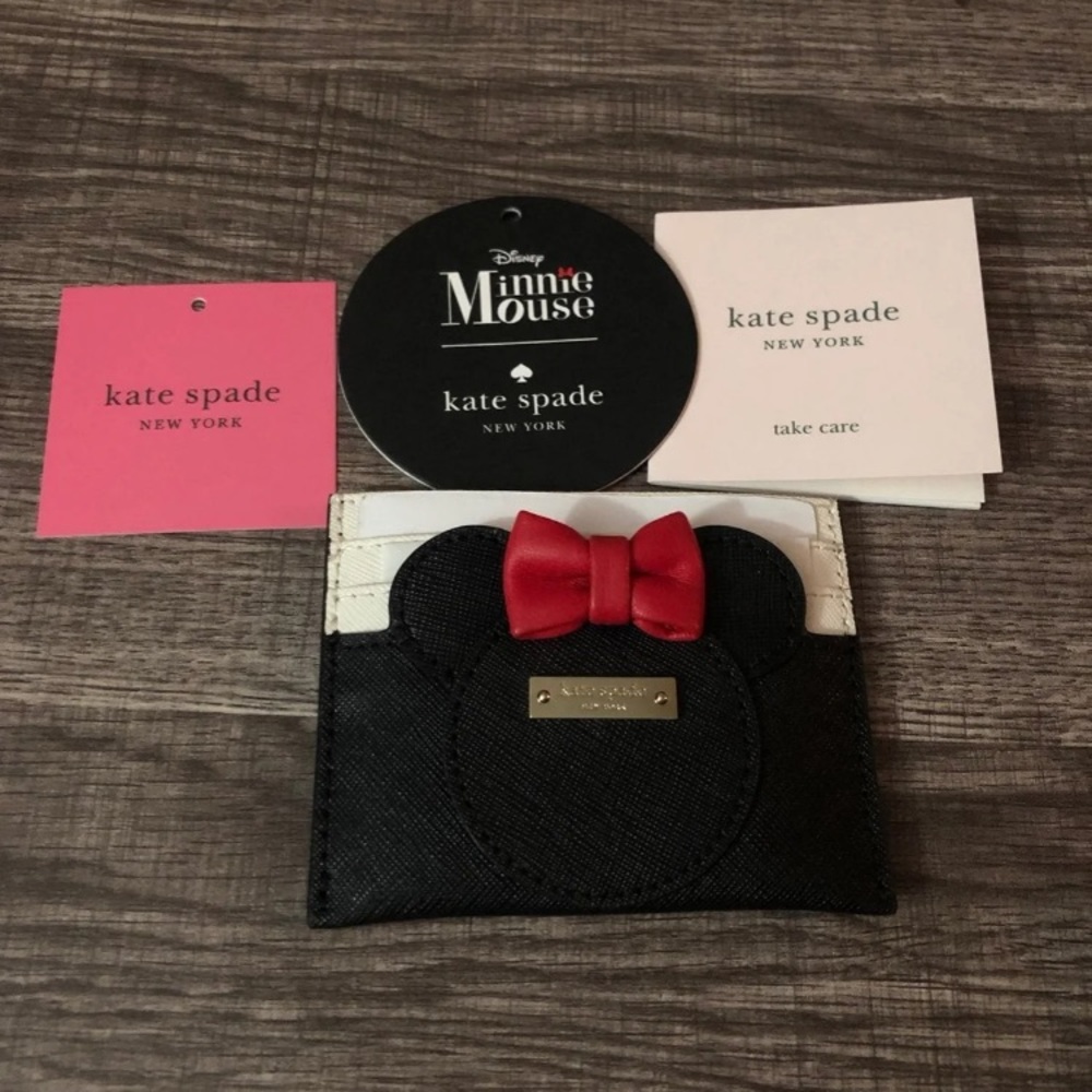 NWT Kate Spade Minnie Mouse Card Case